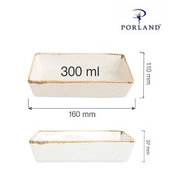 Zdjęcie do “Fine Dine Naczynie do przystawek Sand 160x110 mm/300 ml - kod 04ALM002052”.