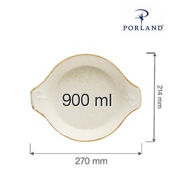 Zdjęcie do “Fine Dine Naczynie do do zapiekania Sand śr. 210 mm/900 ml - kod 04ALM001677”.