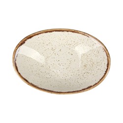 Zdjęcie do “Fine Dine Mini naczynie owalne Sand śr. 110 mm/110 ml - kod 04ALM001636”.