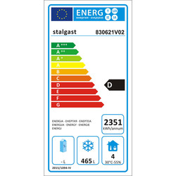 Zdjęcie do “Stalgast Szafa mroźnicza ze stali nierdzewnej GN 2/1, poj, 650 l - kod S830621”.
