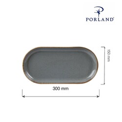 Zdjęcie do “Fine Dine Półmisek Owalny Stone 300x150 mm- kod 04ALM002443”.