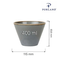 Zdjęcie do “Fine Dine Miska Stożkowa Stone  400 ml- kod 04ALM002461”.