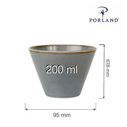 Zdjęcie do “Fine Dine Miska Stożkowa Stone  200 ml- kod 04ALM002460”.