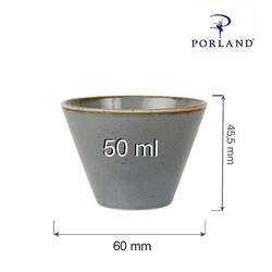 Zdjęcie do “Fine Dine Miska Stożkowa Stone 50 ml- kod 04ALM002459”.