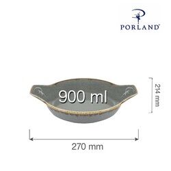Zdjęcie do “Fine Dine Naczynie do zapiekania Stone śr. 210 mm/900 ml - kod 04ALM002590”.