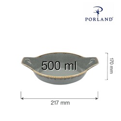 Zdjęcie do “Fine Dine Naczynie do zapiekania Stone śr. 170 mm/500 ml - kod 04ALM002473”.