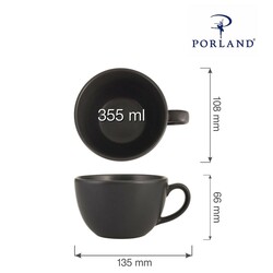 Zdjęcie do “Fine Dine Filiżanka elegancka Coal 320 ml- kod 04ALM001517”.