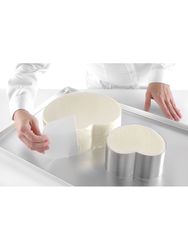 Zdjęcie do “Skrobka cukierniczo-piekarnicza półokrągła 130x100 mm 6 sztuk - kod 554197”.