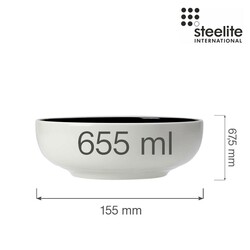 Zdjęcie do “Fine Dine Miska sztaplowana Nyx śr. 155 mm/655 ml - kod 12050482”.