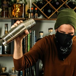 Zdjęcie do “Barfly Shaker boston z obciążeniem Tin Tin 828 + 532 ml - kod M37125”.
