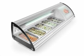 Zdjęcie do “Witryna chłodnicza 5x GN 1/3  poj. 63 l - idealna do np sushi -kod 233757”.