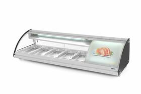 Zdjęcie do “Witryna chłodnicza 5x GN 1/3 poj. 63 l - idealna do np sushi -kod 233757”.