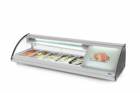 Zdjęcie do “Witryna chłodnicza 5x GN 1/3 poj. 63 l - idealna do np sushi -kod 233757”.