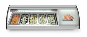 Zdjęcie do “Witryna chłodnicza 5x GN 1/3 poj. 63 l - idealna do np sushi -kod 233757”.