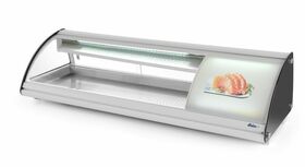 Zdjęcie do “Witryna chłodnicza 5x GN 1/3  poj. 63 l - idealna do np sushi -kod 233757”.