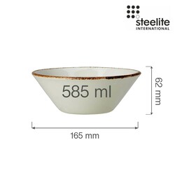 Zdjęcie do “Fine Dine Miska Essence Brown Dapple śr. 165 mm/585 ml - kod 17140597”.