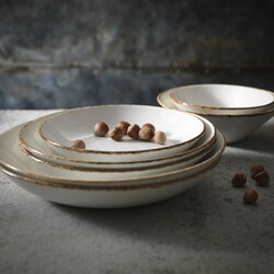 Zdjęcie do “Fine Dine Talerz coupe Brown Dapple śr. 300 mm - kod 17140565”.