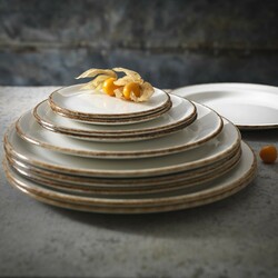 Zdjęcie do “Fine Dine Talerz coupe Brown Dapple śr. 280 mm - kod 17140544”.