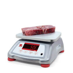 Zdjęcie do “Stalgast waga pomocnicza, wodoodporna, stal nierdzewna, zakres 6 kg, dokładność 1 g - kod S730061”.