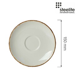 Zdjęcie do “Fine Dine Spodek Brown Dapple 152 mm - kod 1714X0042”.