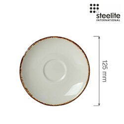 Zdjęcie do “Fine Dine Spodek Brown Dapple 125 mm - kod 1714X0043”.
