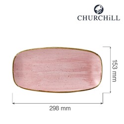 Zdjęcie do “Fine Dine Talerz prostokątny Stonecast Petal Pink 298x153 mm - kod SPPSXO111”.
