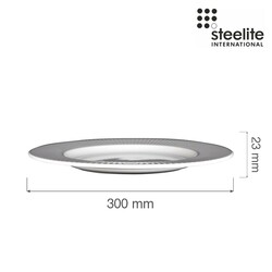 Zdjęcie do “Fine Dine Talerz z płaskim rantem Willow śr. 300 mm - kod 9117C1180”.