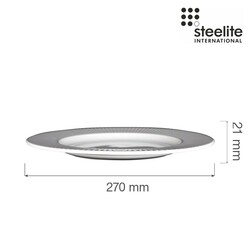 Zdjęcie do “Fine Dine Talerz z płaskim rantem Willow śr. 270 mm - kod 9117C1181”.
