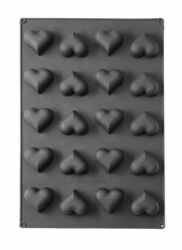 Zdjęcie do “Hendi Forma silikonowa 20x serce, 570x375x(H)35 mm - kod 677254”.