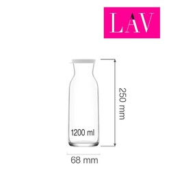 Zdjęcie do “LAV Karafka do wody i lemoniady Chelsea 1,2 l -  kod  LH-CHS312 PK0002KH”.
