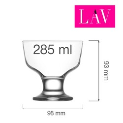 Zdjęcie do “LAV Pucharek do lodów i deserów Santiago 285 ml - kod LH-SNT328KH”.
