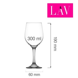 Zdjęcie do “LAV Kieliszek do wina Valencia 300 ml - kod LH-VLC530KF”.