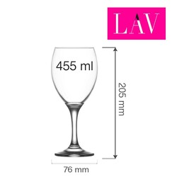 Zdjęcie do “LAV Kieliszek do wina Aspen 455 ml - kod LH-ASP545KH”.