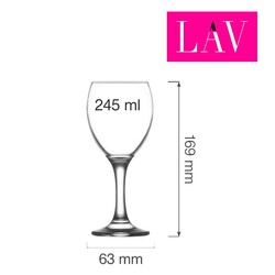 Zdjęcie do “LAV Kieliszek do wina Aspen 245 ml - kod LH-ASP524KF”.