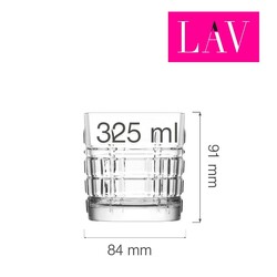 Zdjęcie do “LAV Szklanka do whiskey Glasgow 325 ml - kod  LH-GLA432KH”.