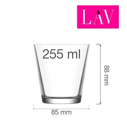 Zdjęcie do “LAV Szklanka do whiskey Helsinki 255 ml - kod LH-HEL226KH”.