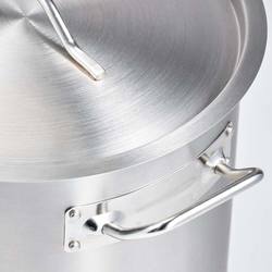 Zdjęcie do “GREDIL Garnek wysoki z pokrywką, stalowy, O 450 mm, V 71.6 l - kod S011455”.