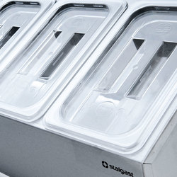 Zdjęcie do “Stalgast ekspozytor na pojemniki 5 x GN 1/4, produkt polski - kod S815240”.