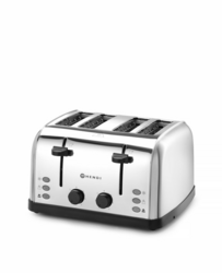 Zdjęcie do “Hendi Toster na 4 tosty z funkcją rozmrażania 1500 W - kod 261187”.