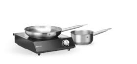 Zdjęcie do “Zestaw: HENDI Kuchenka indukcyjna 3500W + rondel + patelnia - kod 239889”.