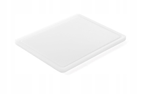 Zdjęcie do “Deska do krojenia HACCP - GN 1/2 biała do nabiału (gładka i z wycięciem) - kod 826102”.