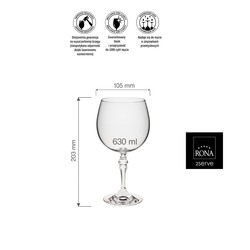 Zdjęcie do “Rona Kieliszek gin/tonic, 630 ml - kod 60503300”.