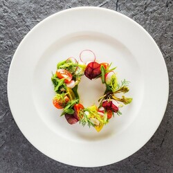 Zdjęcie do “Fine Dine Talerz płytki Crema 160 mm - kod 770566”.