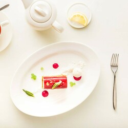 Zdjęcie do “Fine Dine Półmisek owalny Crema 390x270 mm - kod 770672”.