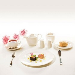 Zdjęcie do “Fine Dine Półmisek owalny Crema 340x240 mm - kod 770665”.