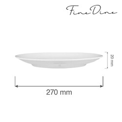 Zdjęcie do “Fine Dine Talerz bez rantu Bianco 210 mm - kod 770122”.