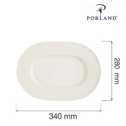 Zdjęcie do “Porland Półmisek owalny Line śr. 280 mm - kod 04ALM002793”.
