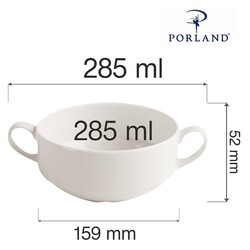Zdjęcie do “Fine Dine Bulionówka z uszkami 285 ml Dove - kod 04ALM000384”.