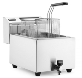 Zdjęcie do “Frytownica Profi Line 8 l z panelem cyfrowym z kranem spustowym 3500 W - kod 207369”.