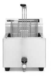 Zdjęcie do “Frytownica Profi Line 8 l z panelem cyfrowym z kranem spustowym 3500 W - kod 207369”.
